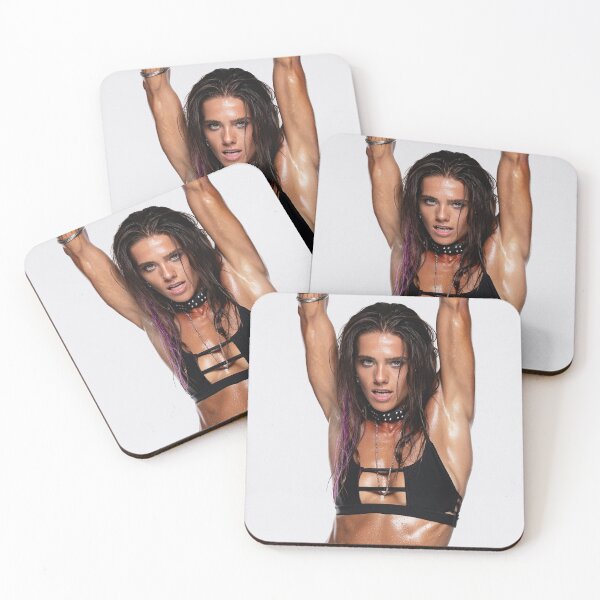 Item preview, Beautiful sexy gym woman posing with her arms up showing her armpits sweating designed and sold by Vintage Designs +.