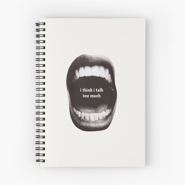 Item preview, I Think I Talk Too Much - Reneé Rapp Song designed and sold by moonna designs.