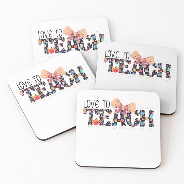 Item preview, Cute Kawaii Teach With Pencil Bow designed and sold by Tammy Marie Russell.