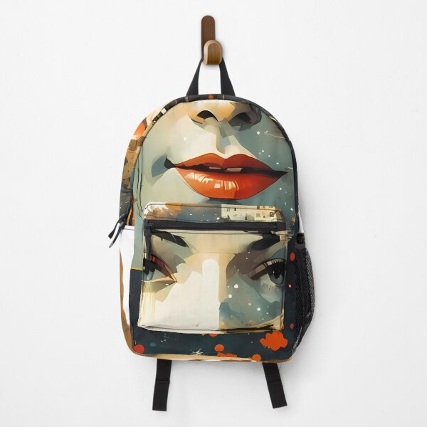 Item preview, Surreal Portrait of Woman with Landscape Mask  designed and sold by Zivoo.