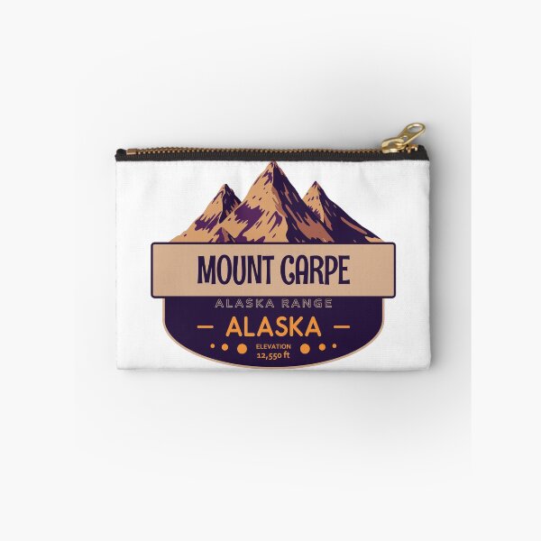 Item preview, Mount Carpe, Alaska Range, Alaska, Mountain Badge designed and sold by Wanderful-roads.