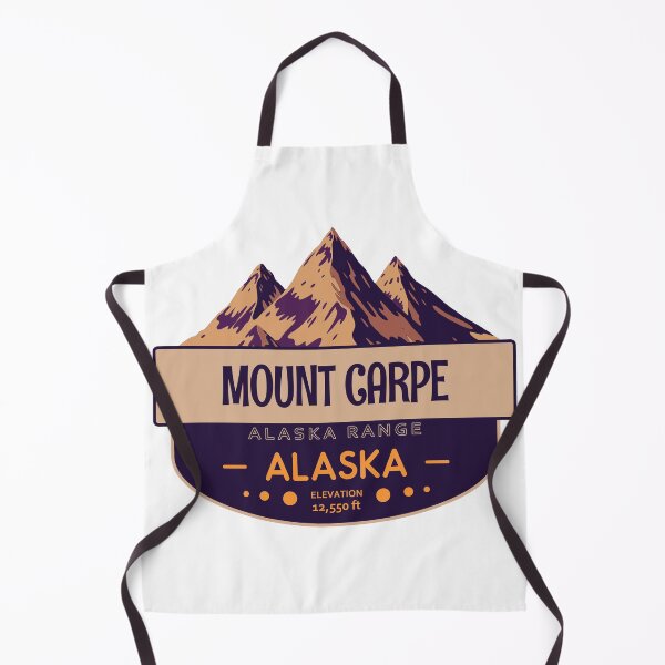 Item preview, Mount Carpe, Alaska Range, Alaska, Mountain Badge designed and sold by Wanderful-roads.
