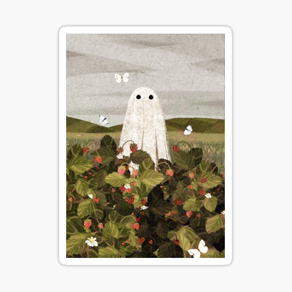Vista previa del artículo con la obra «campos de fresas», diseñado y vendido por katherineblower.