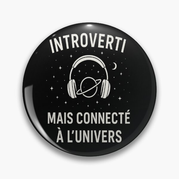 Item preview, “Introverted, but connected to the universe – Cosmic Design” designed and sold by Japonmania : "le style venu du coeur ".