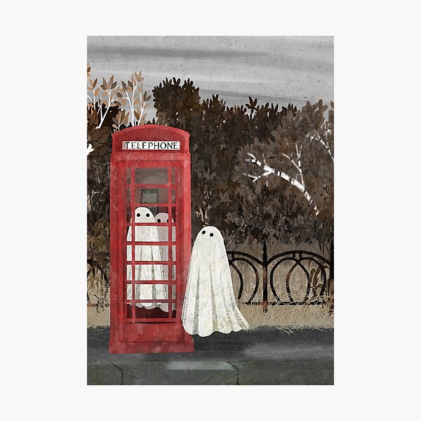 Item preview, There Are Ghosts in the Phone Box Again... designed and sold by katherineblower.