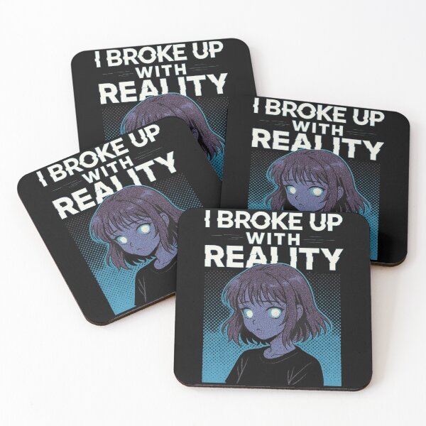 Item preview, Copy of I Broke Up with Reality - Animegirl#1 (Black) designed and sold by SlideLab.