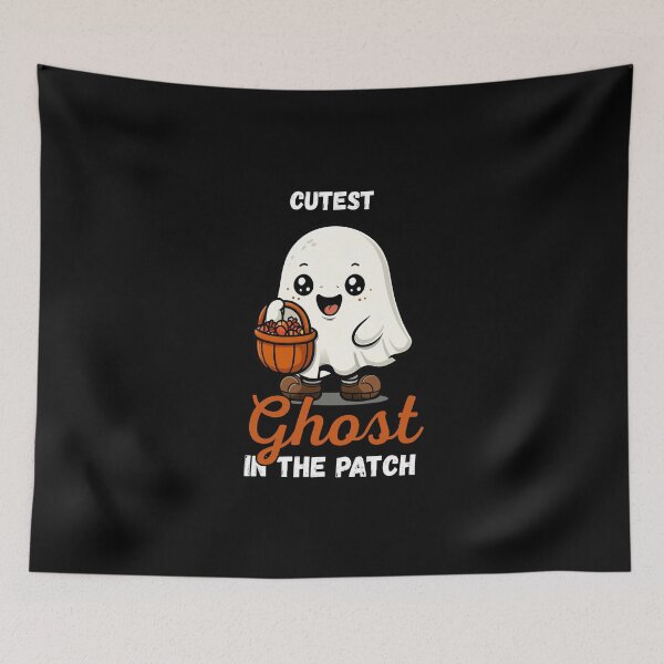 Item preview, Cutest ghost in the patch Happy Halloween  designed and sold by teevoxx.