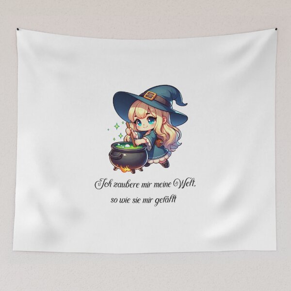 Item preview, Girl conjures - Magical world designed and sold by DreamlineStudio.