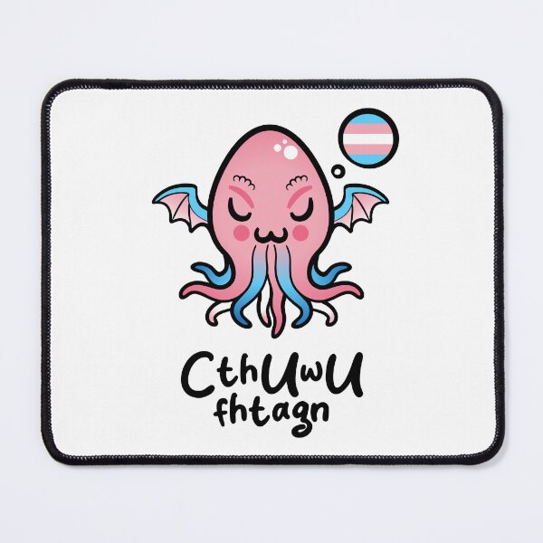 Item preview, CthUwU Fhtagn (Transgender Pride) designed and sold by JemmaCthUwU.