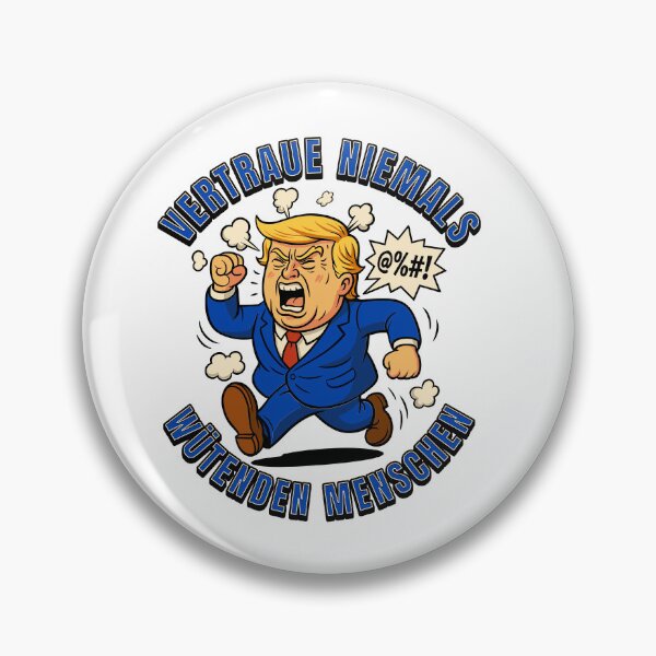 Item preview, Never trust angry people – Satirical political design in cartoon style designed and sold by SpecialtiesShop.