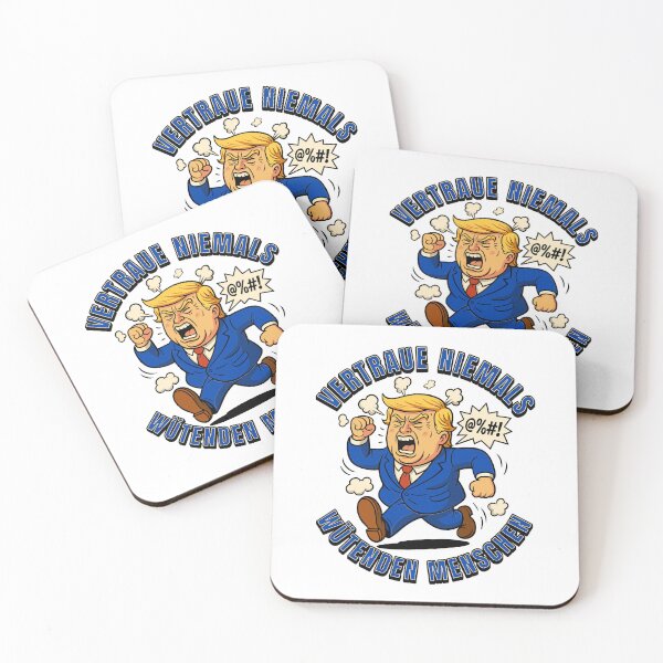 Item preview, Never trust angry people – Satirical political design in cartoon style designed and sold by SpecialtiesShop.