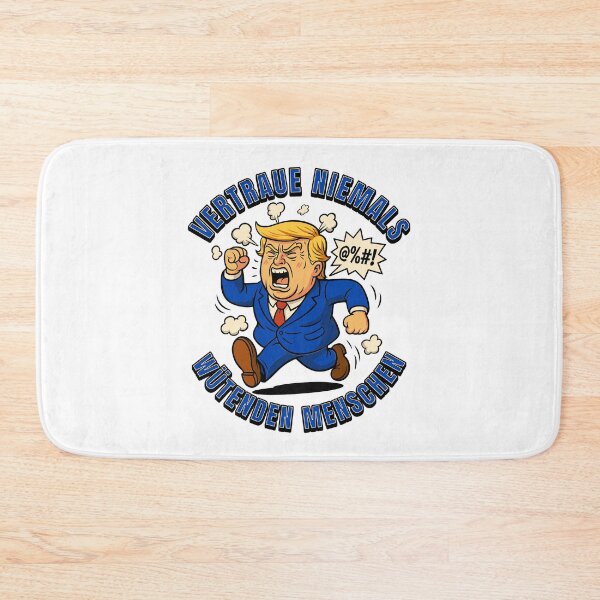 Item preview, Never trust angry people – Satirical political design in cartoon style designed and sold by SpecialtiesShop.