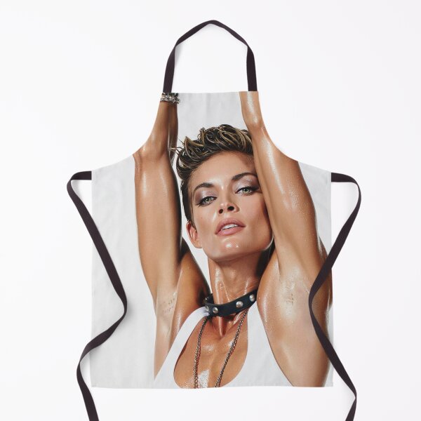 Item preview, Beautiful sexy gym woman posing with her arms up showing her armpits sweating designed and sold by Vintage Designs +.