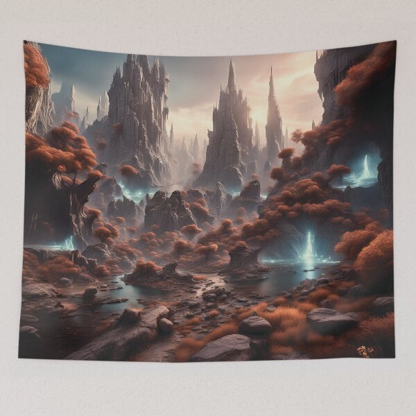 Item preview, Crystalline Passage – Alien World Vibes designed and sold by Marcu Ioachim.