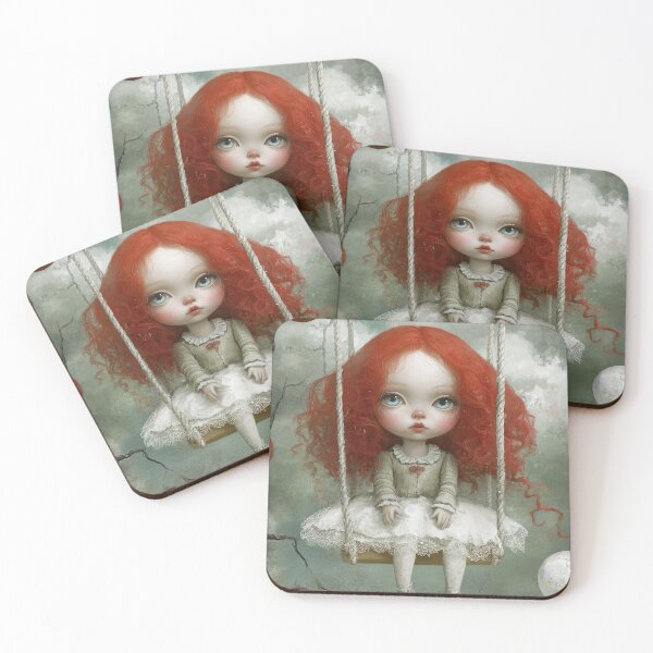 Item preview, The Crimson Swing - Inspired by Whimsical Lowbrow Art designed and sold by Piagor.