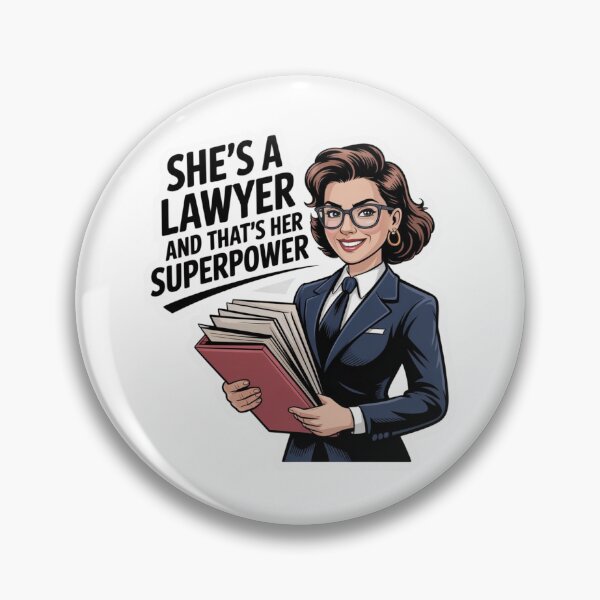 Item preview, She's A Lawyer And That's Her Superpower! designed and sold by ArtQueen777.
