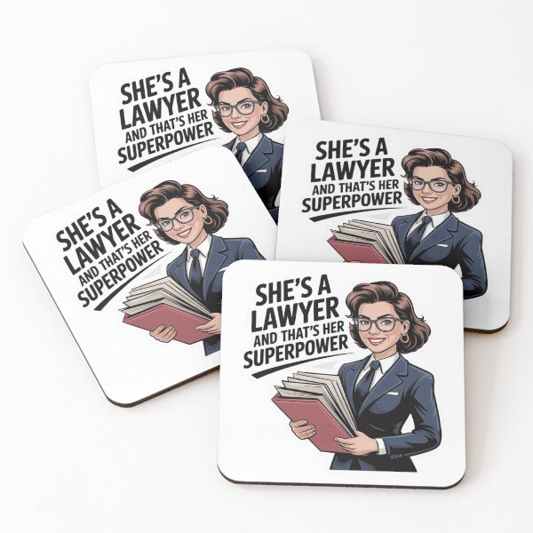 Item preview, She's A Lawyer And That's Her Superpower! designed and sold by ArtQueen777.