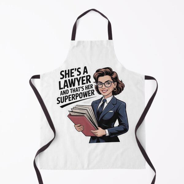 Item preview, She's A Lawyer And That's Her Superpower! designed and sold by ArtQueen777.