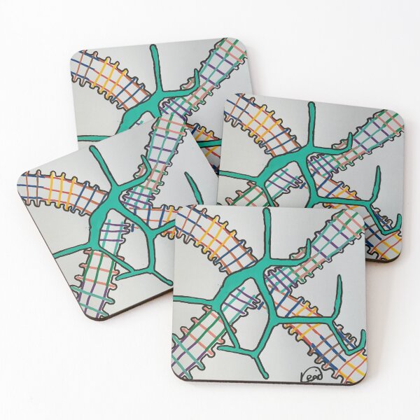 Item preview, Turquoise drip pattern designed and sold by By Leni….