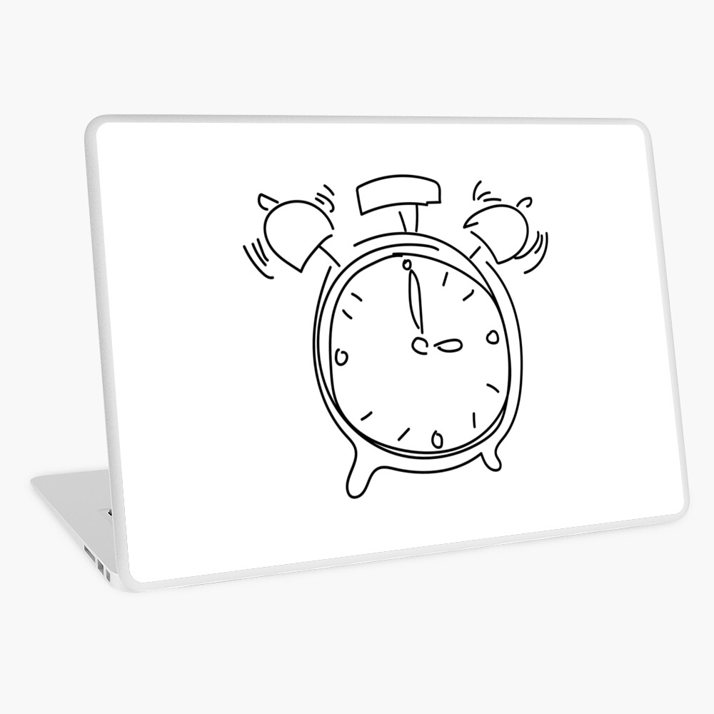 Vector Illustration Of Hand Drawn Alarm Clock Stock Illustration - Download  Image Now - Clock, Doodle, Cartoon - iStock