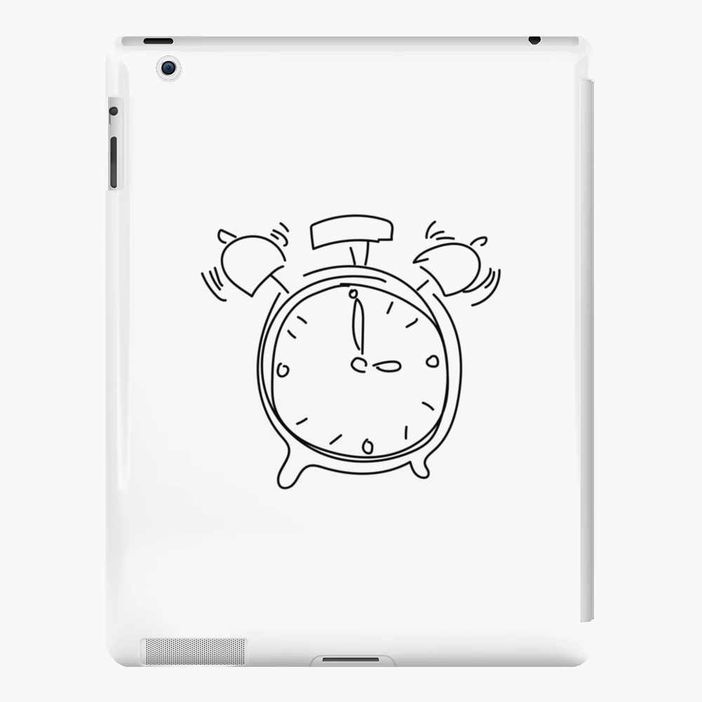 Vintage Clock Hand Drawn Sketch Isolated Stock Vector - Illustration of  black, logo: 99191175