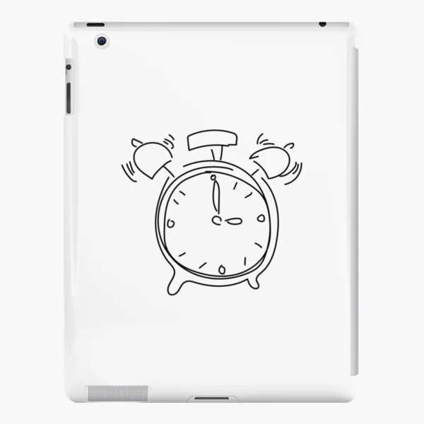 Alarm clock. Alarm clocks hand drawn isometric vector illustrations set. Alarm  clock sketch drawing graphic. Part of set. Stock Vector | Adobe Stock