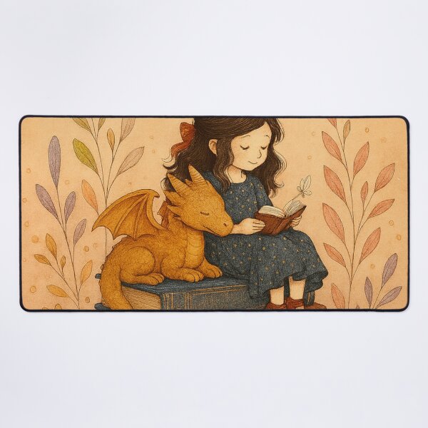 Item preview, Reading With A Dragon Friend designed and sold by iamdesigns14.