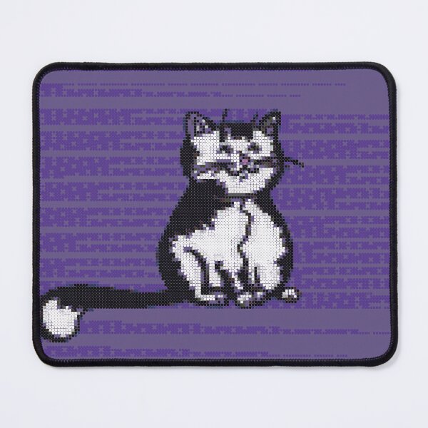 Item preview, Pixel cat, embroidery design designed and sold by ZorianArt.