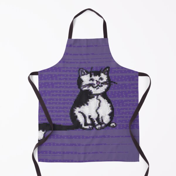 Item preview, Pixel cat, embroidery design designed and sold by ZorianArt.