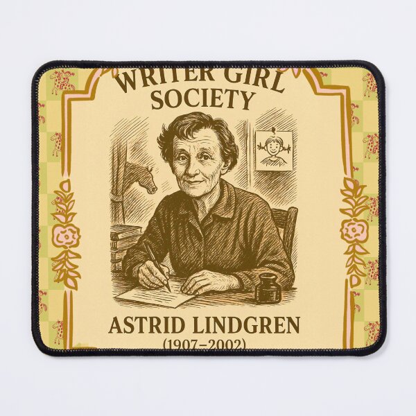 Item preview, Writer Girl society - Astrid Lindgren  designed and sold by Taika Tori Art .