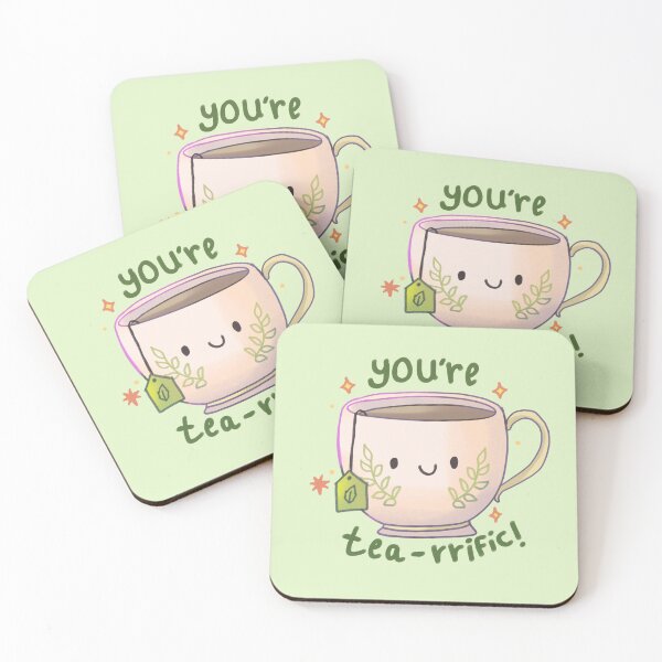 Item preview, Cute tea cup-  you're tea-rrific designed and sold by Mayarartsy.