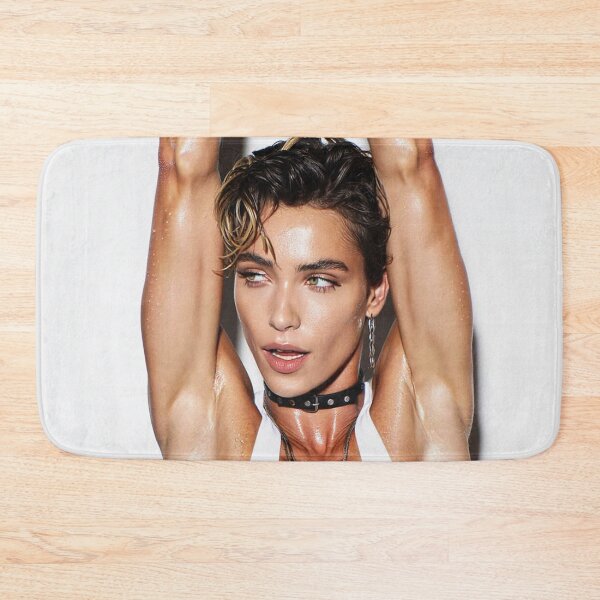 Item preview, Beautiful sexy gym woman posing with her arms up showing her armpits sweating designed and sold by Vintage Designs +.