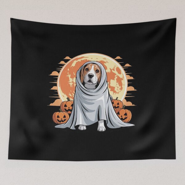 Item preview, Beagle Ghost Halloween Dog Lovers  designed and sold by BHMARTS.
