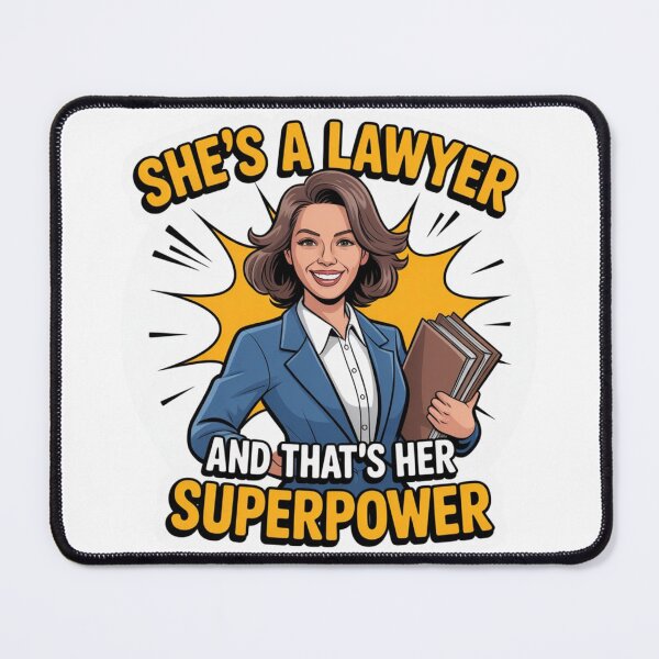 Item preview, She's a lawyer and that's her superpower! designed and sold by ArtQueen777.
