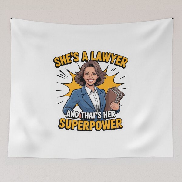 Item preview, She's a lawyer and that's her superpower! designed and sold by ArtQueen777.
