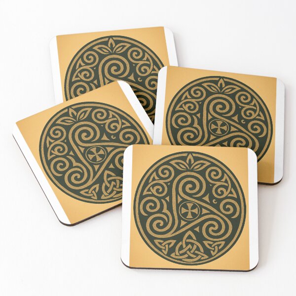 Item preview, Celtic spiral with cross and knot designed and sold by chol94.