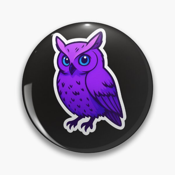 Item preview, A Cute Purple Owl designed and sold by Luzthealchemist.