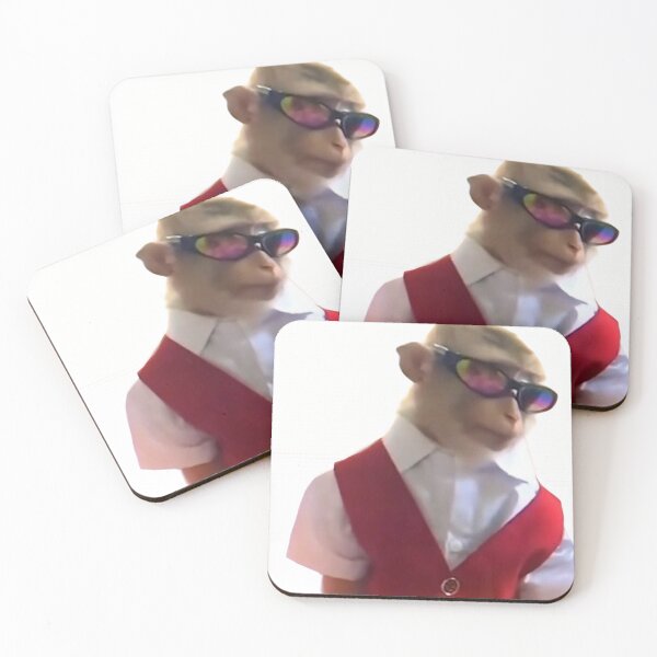 Item preview, Monkey with glasses designed and sold by monkey zone.
