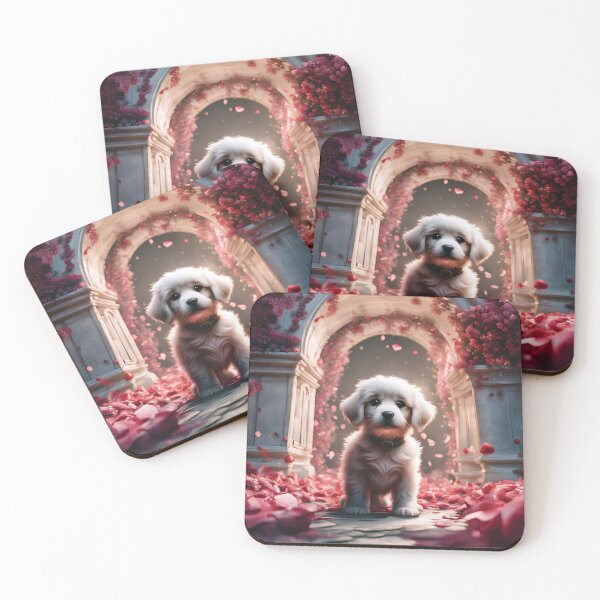 Item preview, Guardian Pup – Rose Garden Charm designed and sold by Marcu Ioachim.