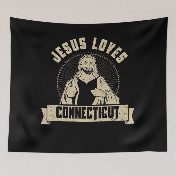 Item preview, Jesus Loves Connecticut I Love Jesus Items Home Shirt designed and sold by shoppzee.