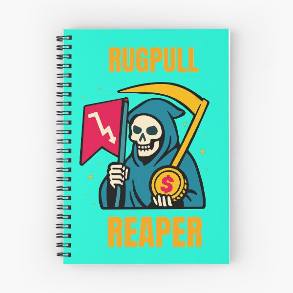 Item preview, "Rugpull Reaper" – Crypto Scam Awareness Design designed and sold by BitCrop.