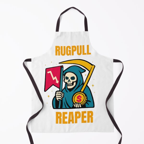 Item preview, "Rugpull Reaper" – Crypto Scam Awareness Design designed and sold by BitCrop.