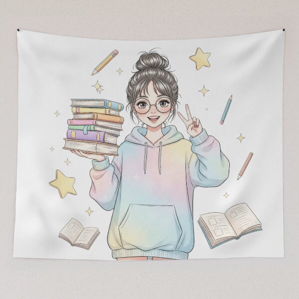 Item preview, Student Life Goals | Cute Book Lover designed and sold by RehanInkDesigns.