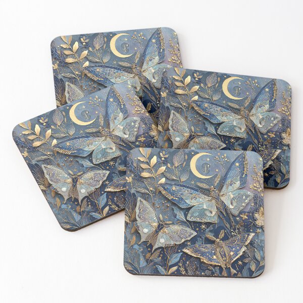 Item preview, Mystical Night Moths in Collage designed and sold by PurpleAdventure.