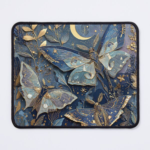 Item preview, Mystical Night Moths in Collage designed and sold by PurpleAdventure.