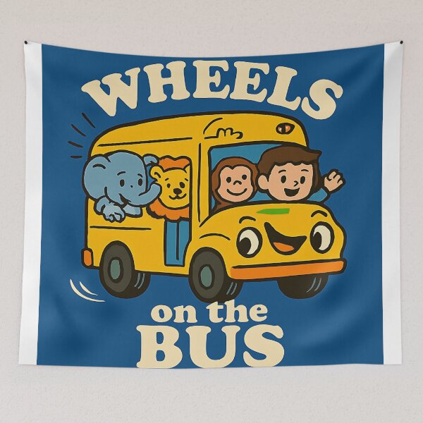 Item preview, Wheels on the Bus – Jungle Ride Edition designed and sold by arttistan.