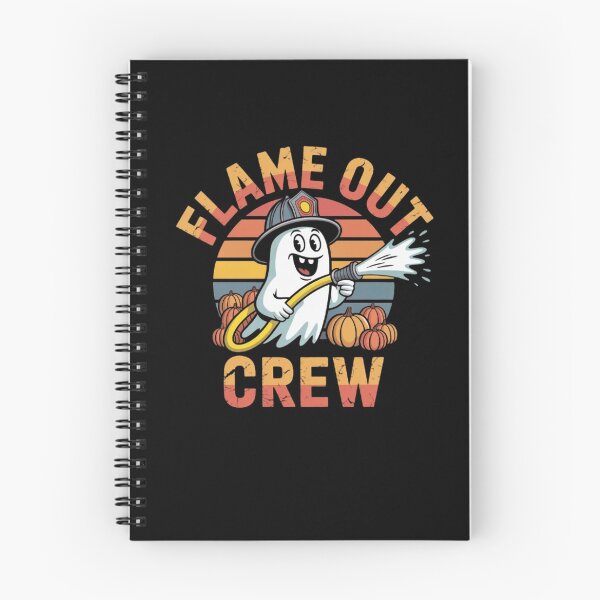 Item preview, Flame Out Crew Ghost Firefighter Halloween  designed and sold by BHMARTS.