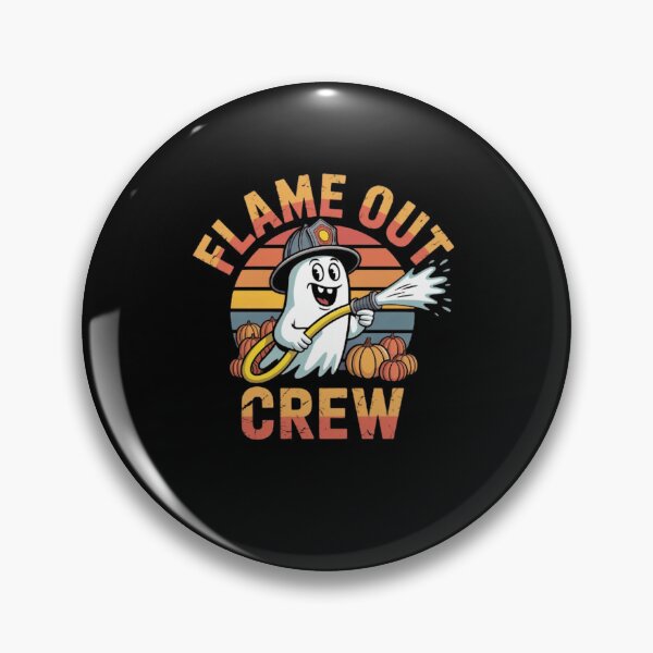 Item preview, Flame Out Crew Ghost Firefighter Halloween  designed and sold by BHMARTS.