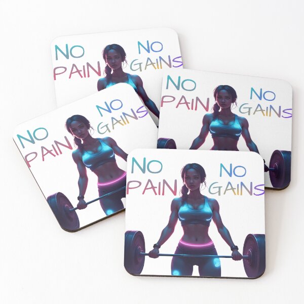 Item preview, Empower Your Workout: No Pain, No Gains Fitness Motivation designed and sold by Skyla007.