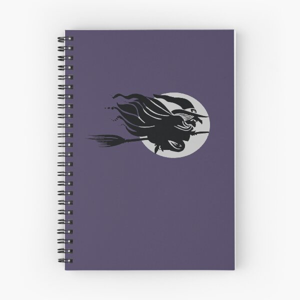 Item preview, Flying Witch Sat Astride A  Broomstick In Front Of Moon Vector Art designed and sold by taiche.